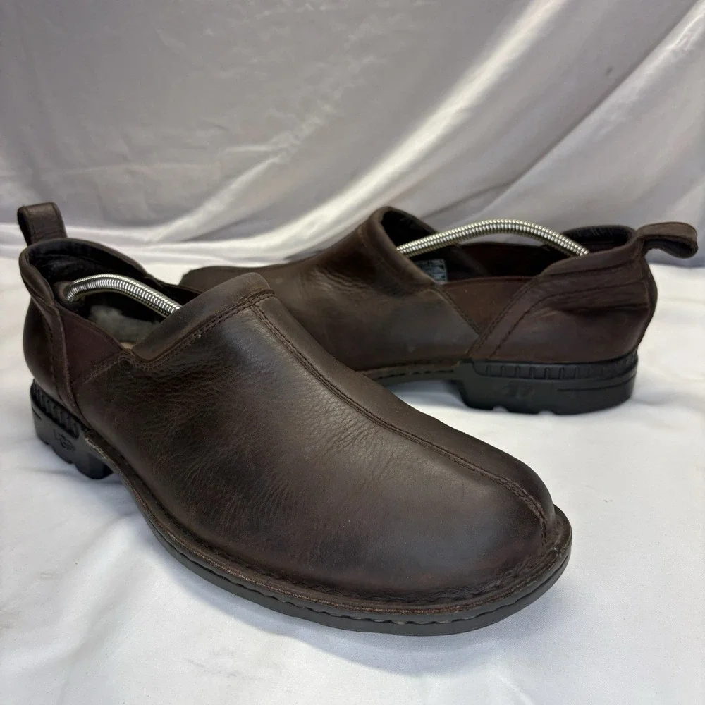 UGG Australia Westside Shoes Slip On Leather Shearling Lined 5323 Mens US 13